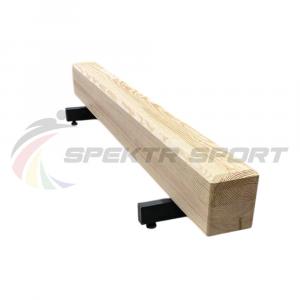 Купить Бревно гимнастическое 1,5 м на металлических низких опорах  в Курганинске 