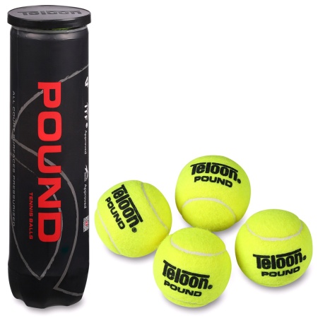 Купить Мяч для большого тенниса Teloon 828Т Р4  (4 шт) в Курганинске 