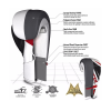 Купить Перчатки боксерские RDX REX F10 WHITE BGR-F10W, 12 oz в Курганинске 