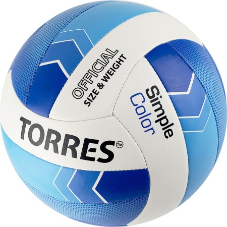 Купить Мяч волейбольный Torres Simple Color любительский р.5 в Курганинске 